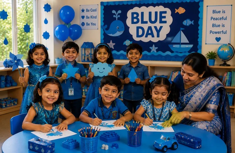 Blue Day celebration photo