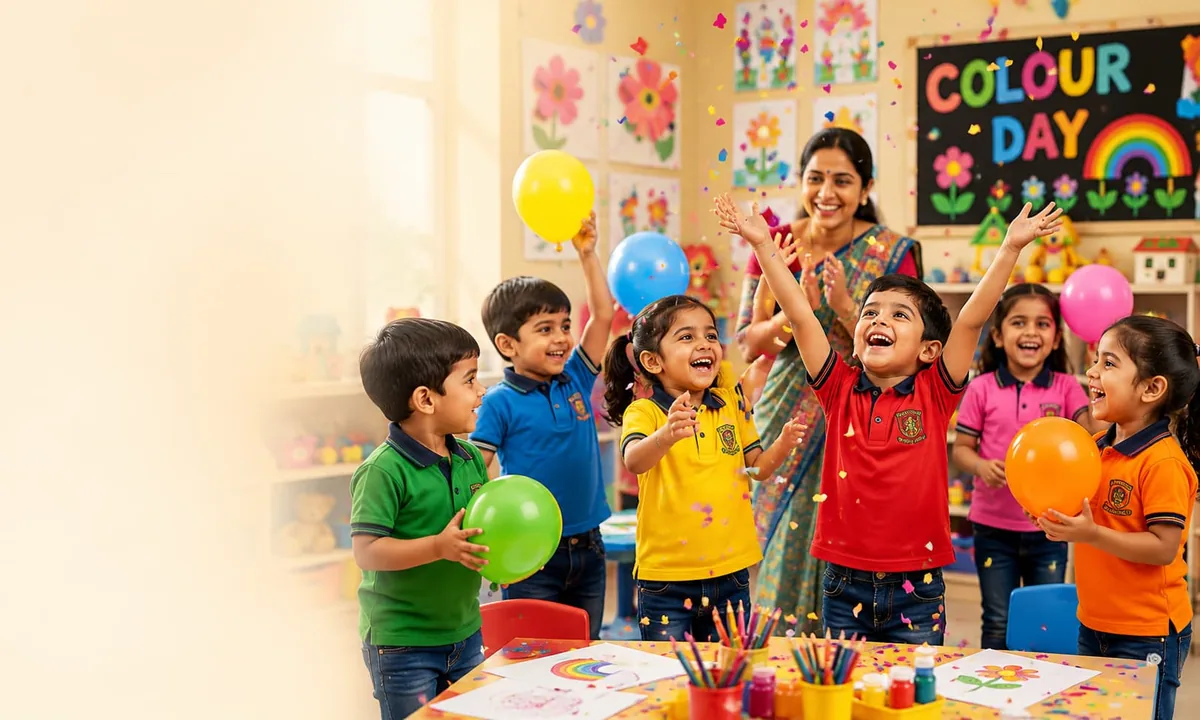 Children celebrating at Arya Wonder Kids
